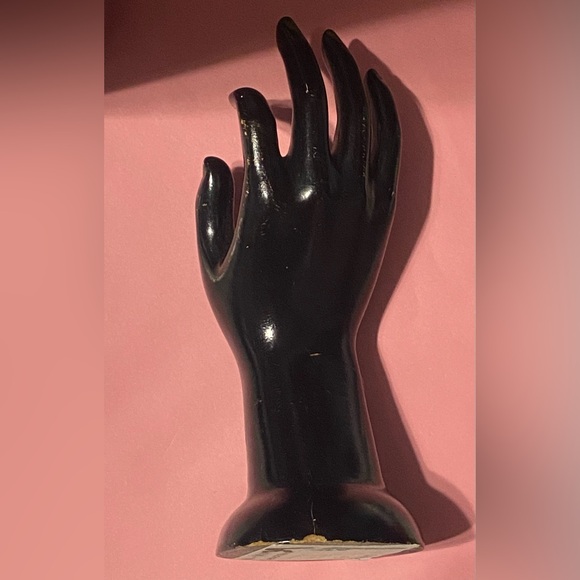 Vintage Small Black Display Hand #7135 - Picture 2 of 7